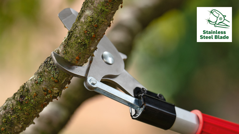 Mai puţin efort. Mai multe operaţiuni de tăiere a crengilor.