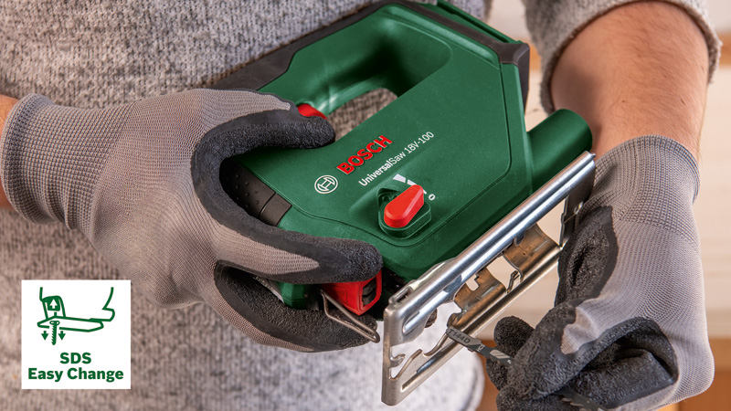 Înlocuire uşoară şi rapidă a pânzei de ferăstrău